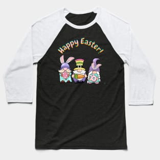 Happy Easter Gnomes Baseball T-Shirt